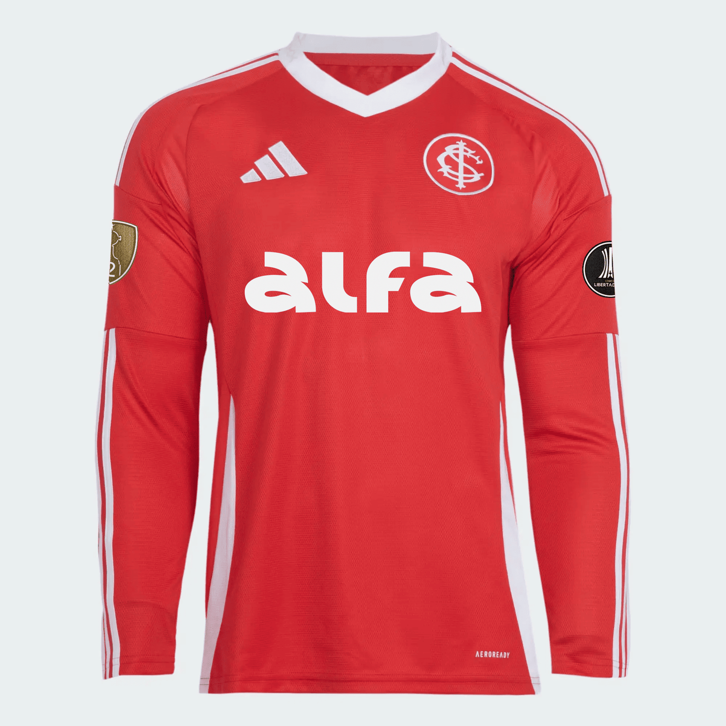 Camisa Adidas Internacional Manga Longa 2025/26 I Com Patrocínios - foto 3