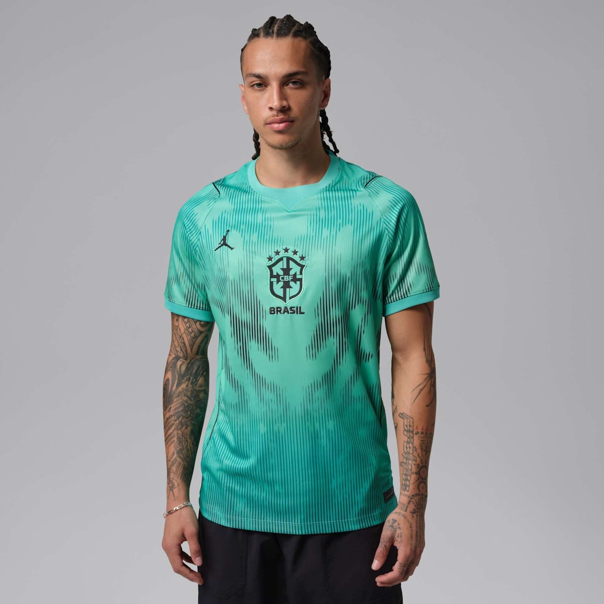 Camisa de Goleiro Brasil Jordan 2026/27 Torcedor Pro Masculina - foto 1