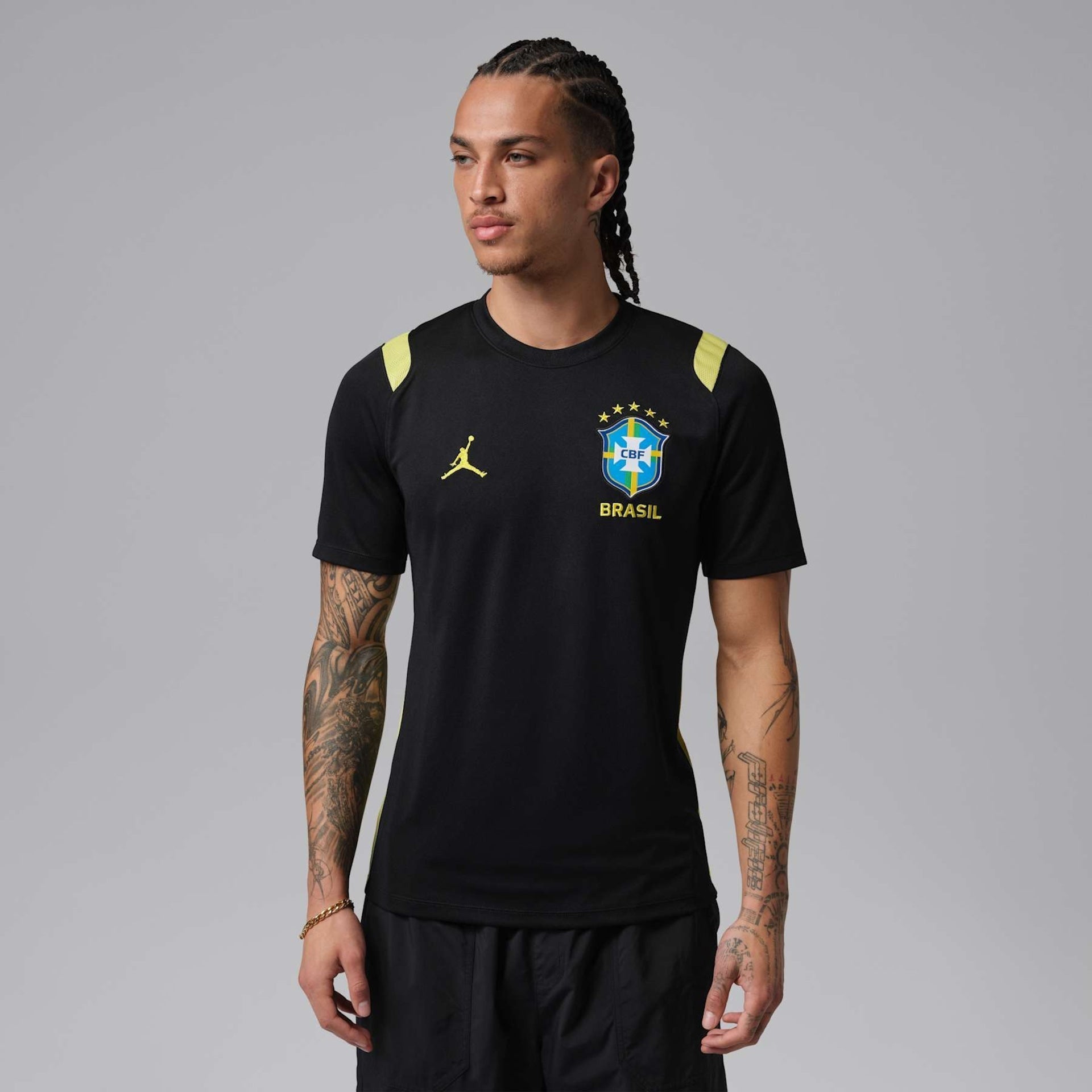 Camiseta Brasil Jordan Academy Pro 2026 Treino Masculina - foto 1