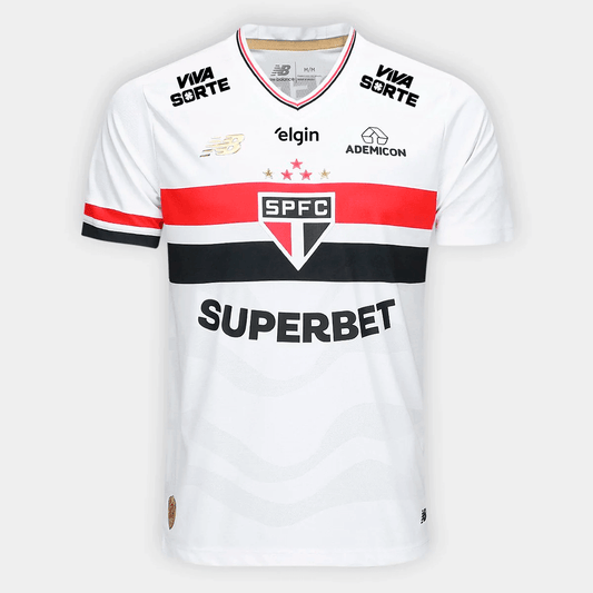 Camisa New Balance São Paulo 2025/26 I Com Patrocínios - foto 1