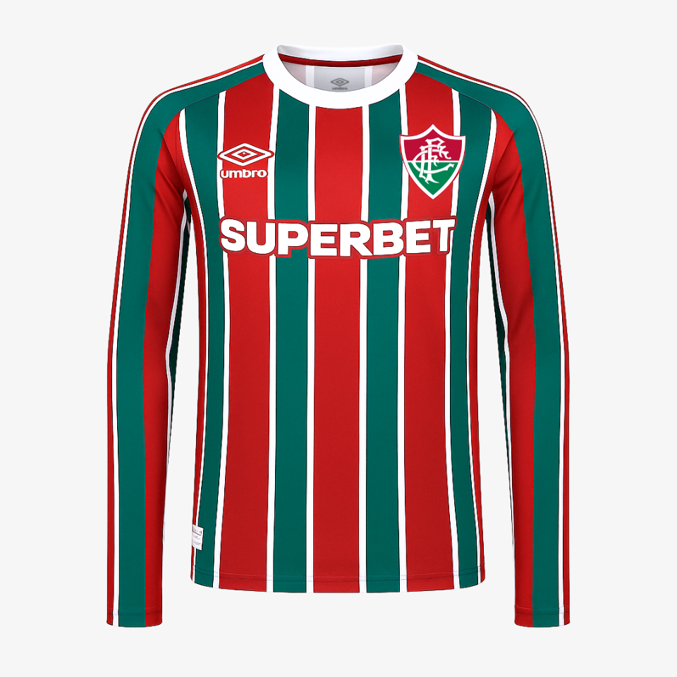 Camisa Manga Longa Umbro Fluminense 2025/26 I - foto 1