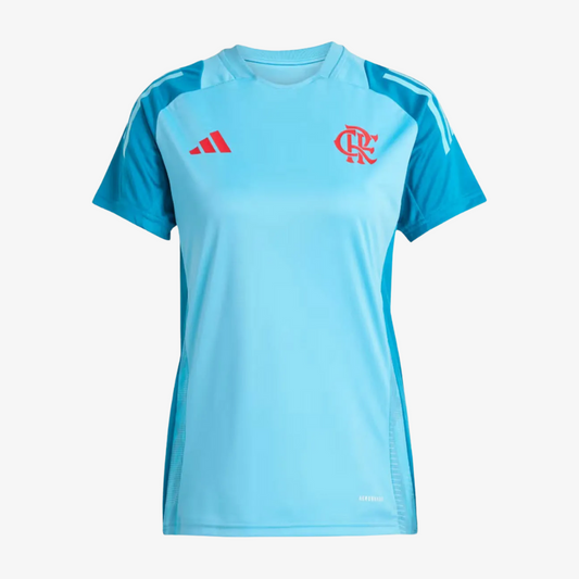 Camisa Adidas Feminina Treino Flamengo 2025/26 - foto 1