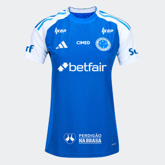 Camisa Feminina Adidas Cruzeiro 2025/26 I Com Patrocínios - foto 1