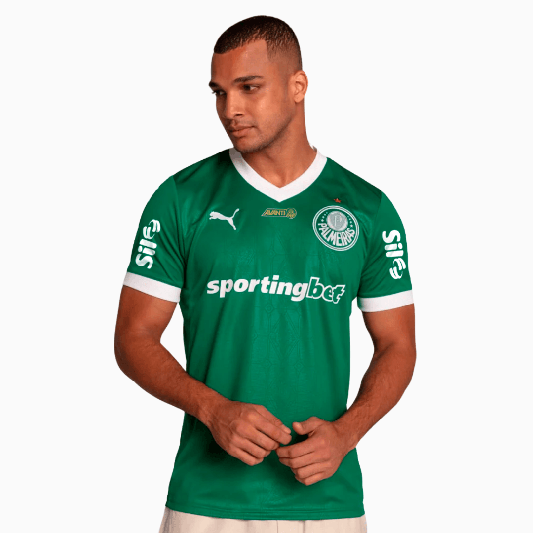 Camisa Puma Palmeiras 2025/26 I Com Patrocínios - foto 3