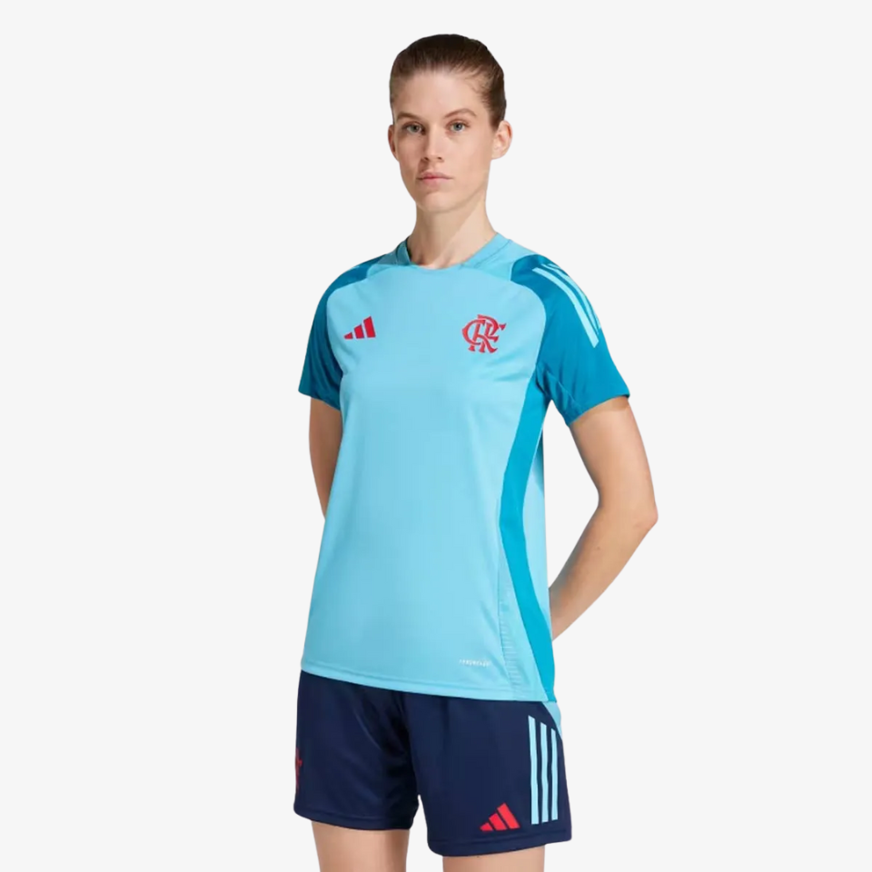 Camisa Adidas Feminina Treino Flamengo 2025/26 - foto 2