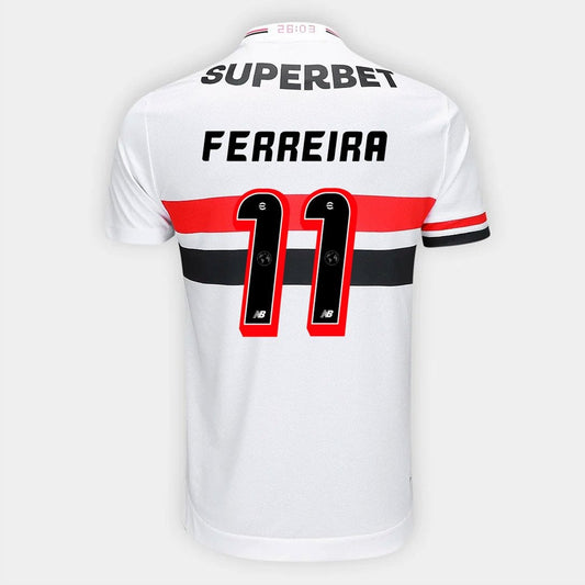 Camisa New Balance São Paulo 2025/26 I Ferreira N° 11 - foto 1