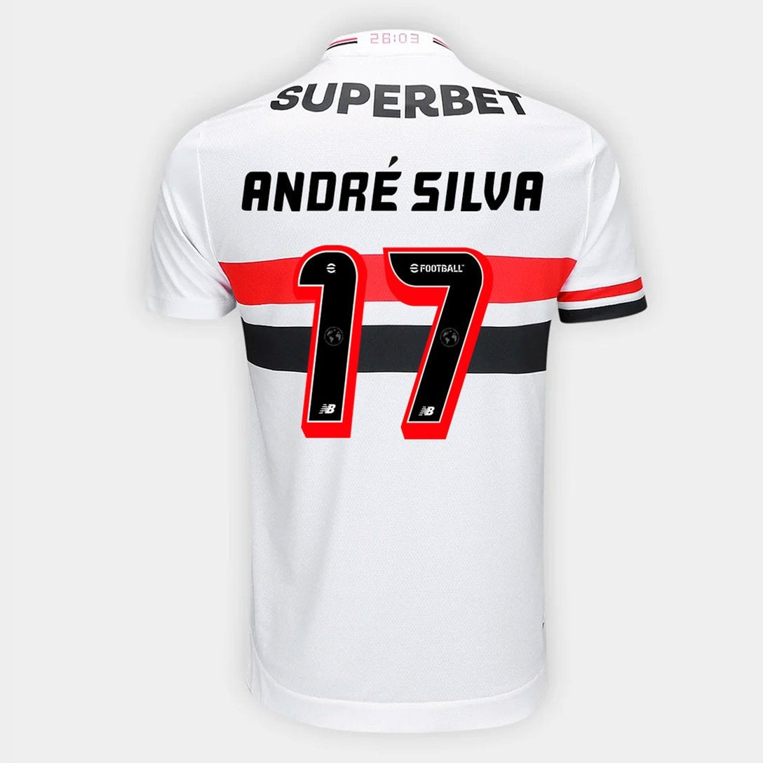 Camisa New Balance São Paulo 2025/26 I André Silva N° 17 - foto 1