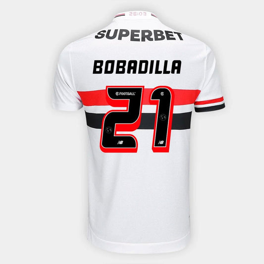 Camisa New Balance São Paulo 2025/26 I Bobadilla N° 21 - foto 1