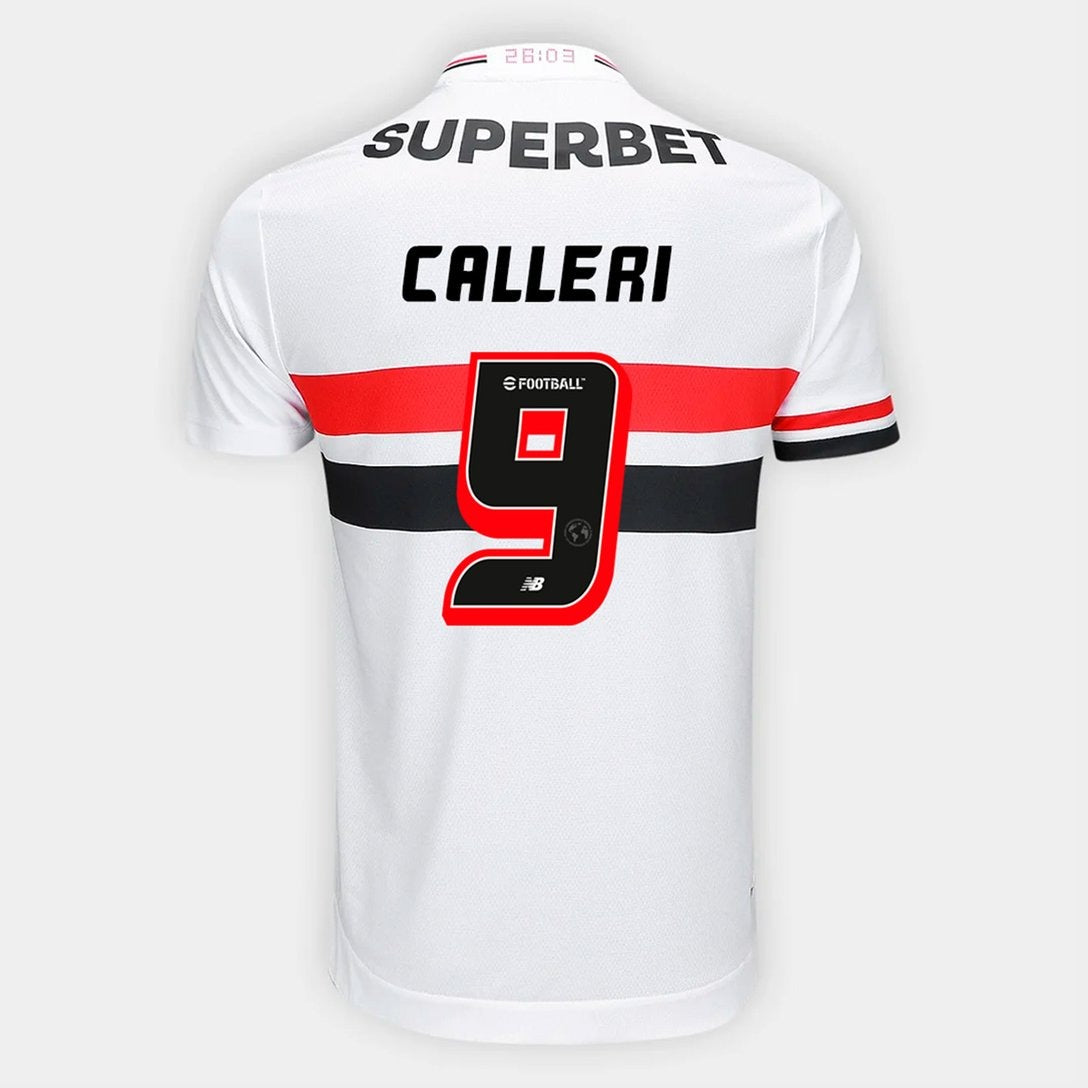 Camisa New Balance São Paulo 2025/26 I Calleri N° 9 - foto 1