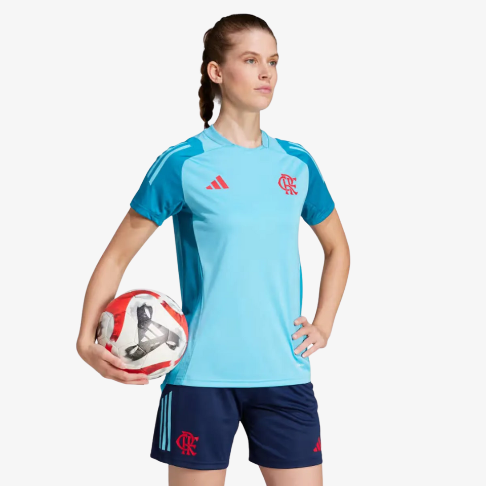 Camisa Adidas Feminina Treino Flamengo 2025/26 - foto 4