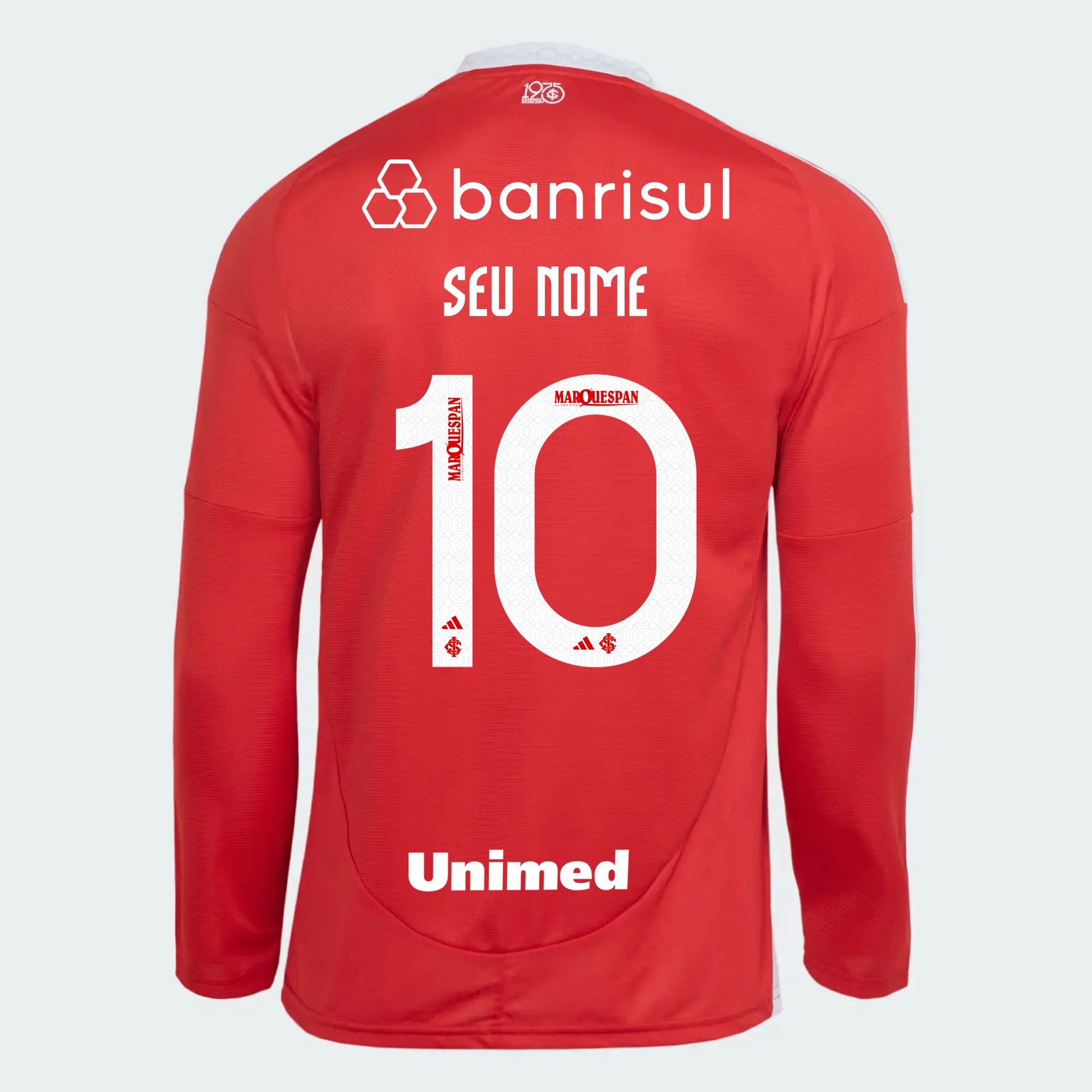 Camisa Adidas Internacional Manga Longa 2025/26 I Com Patrocínios - foto 2