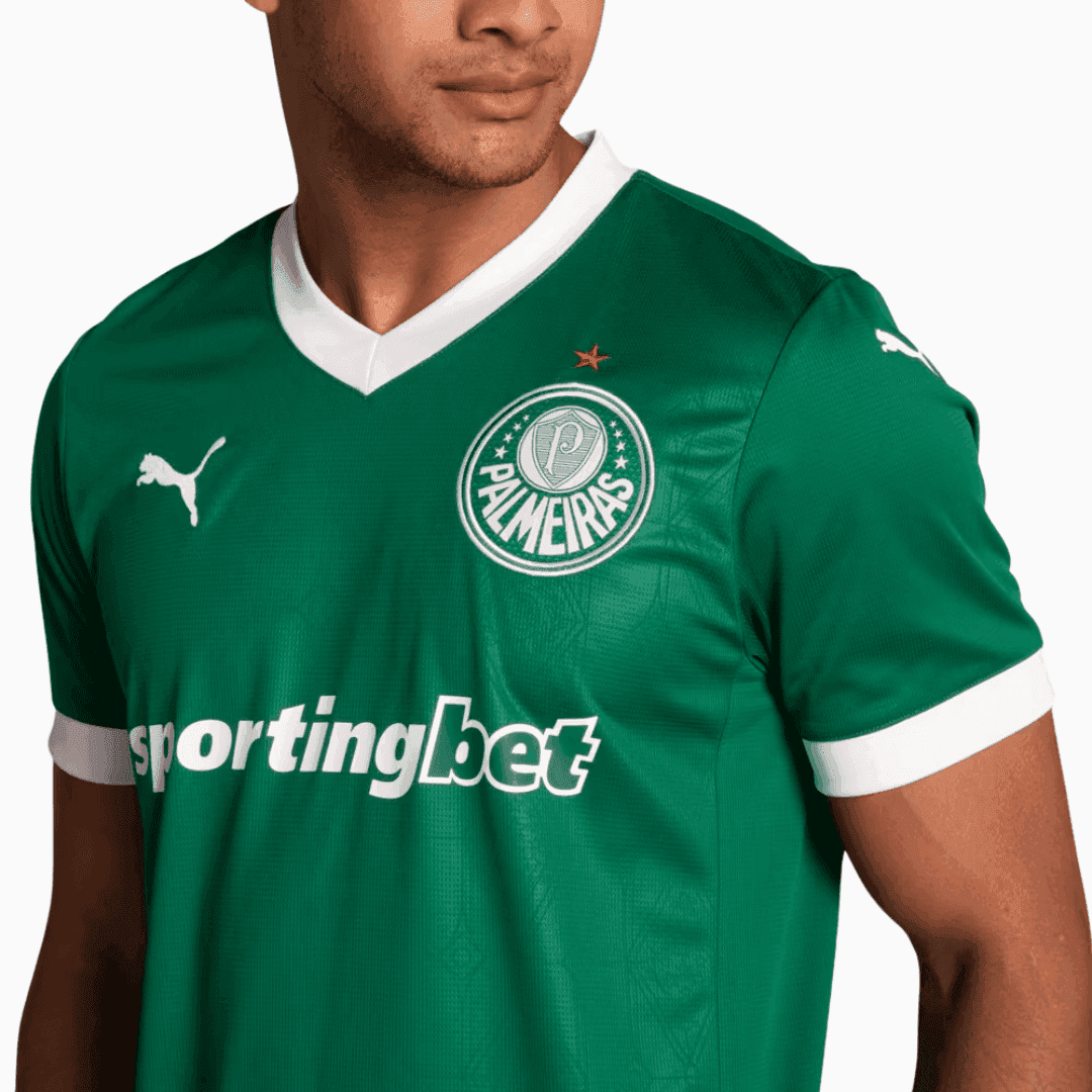 Camisa Puma Palmeiras 2025/26 I - R. Veiga N° 23 - foto 3