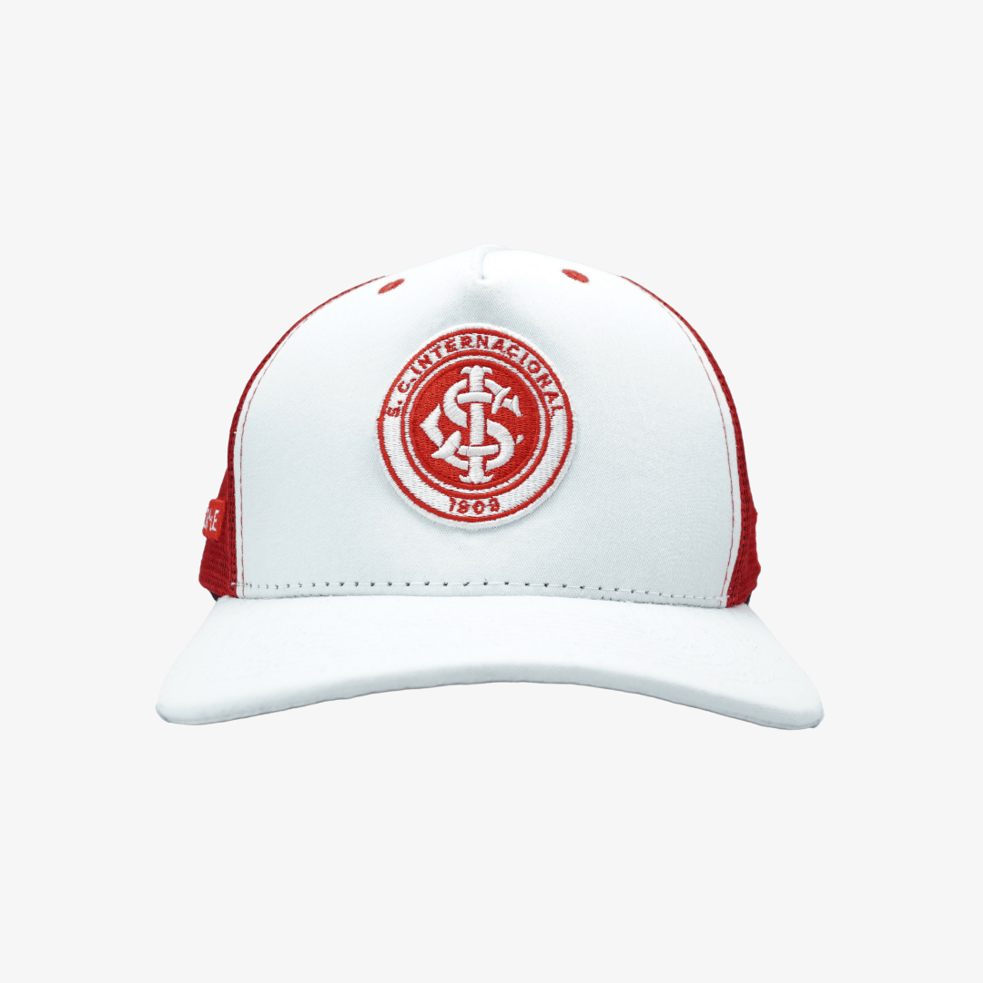 Boné Trucker Internacional Tela - Branco - foto 2