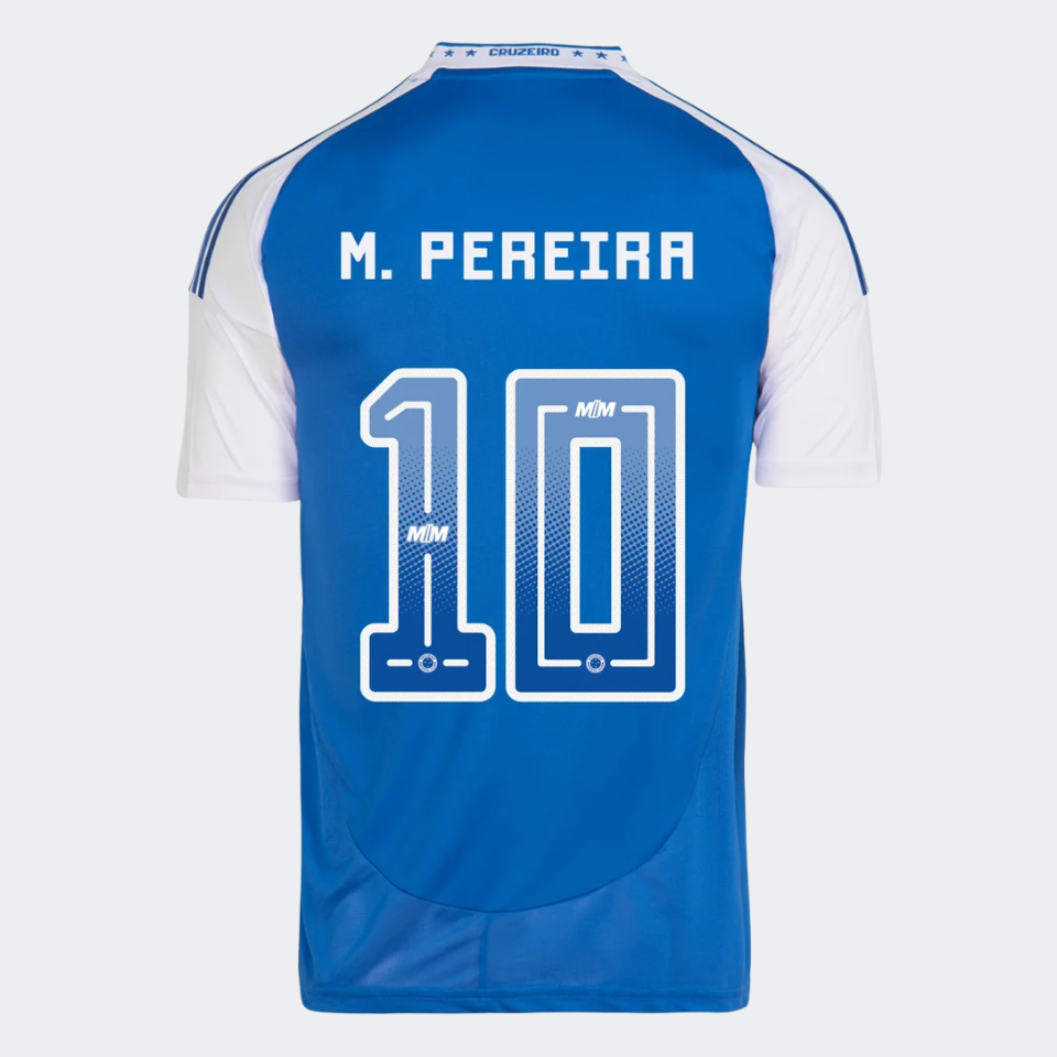 Camisa Adidas Cruzeiro 2025/26 I - M. Pereira Nº 10 - foto 1