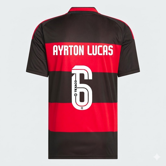 Camisa Adidas Flamengo 2026/27 I AYRTON LUCAS N° 6 - foto 1