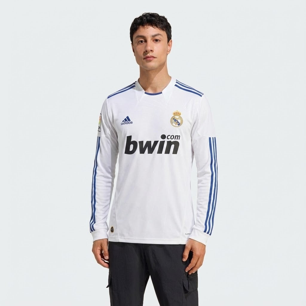 Camisa Retrô Real Madrid 2010/11 I Manga Longa - foto 1