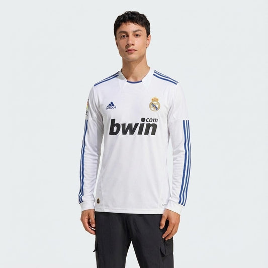 Camisa Retrô Real Madrid 2010/11 I Manga Longa - foto 1