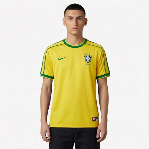 Camisa Seleção Brasil Home - Retrô 1998 - foto 1