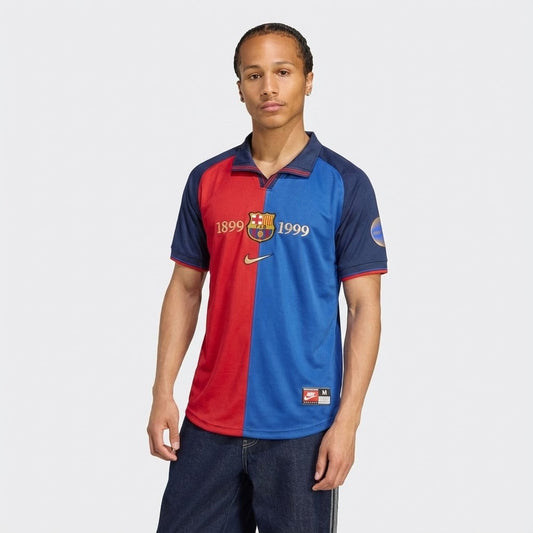 Camisa Retrô Barcelona Edição Comemorativa 100 Anos - foto 1