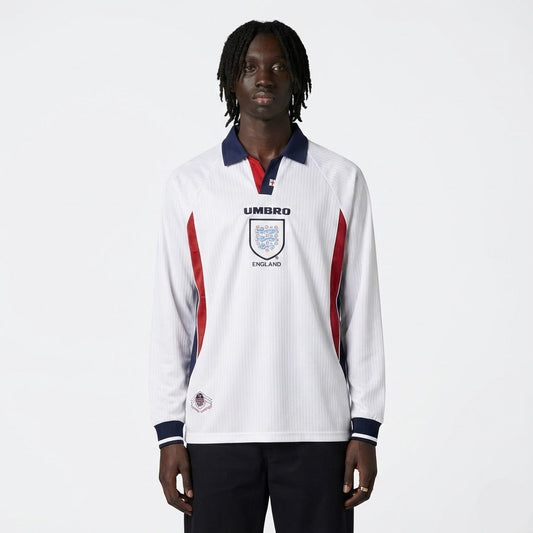 Camisa Retrô Inglaterra 1998/99 I Manga Longa - foto 1