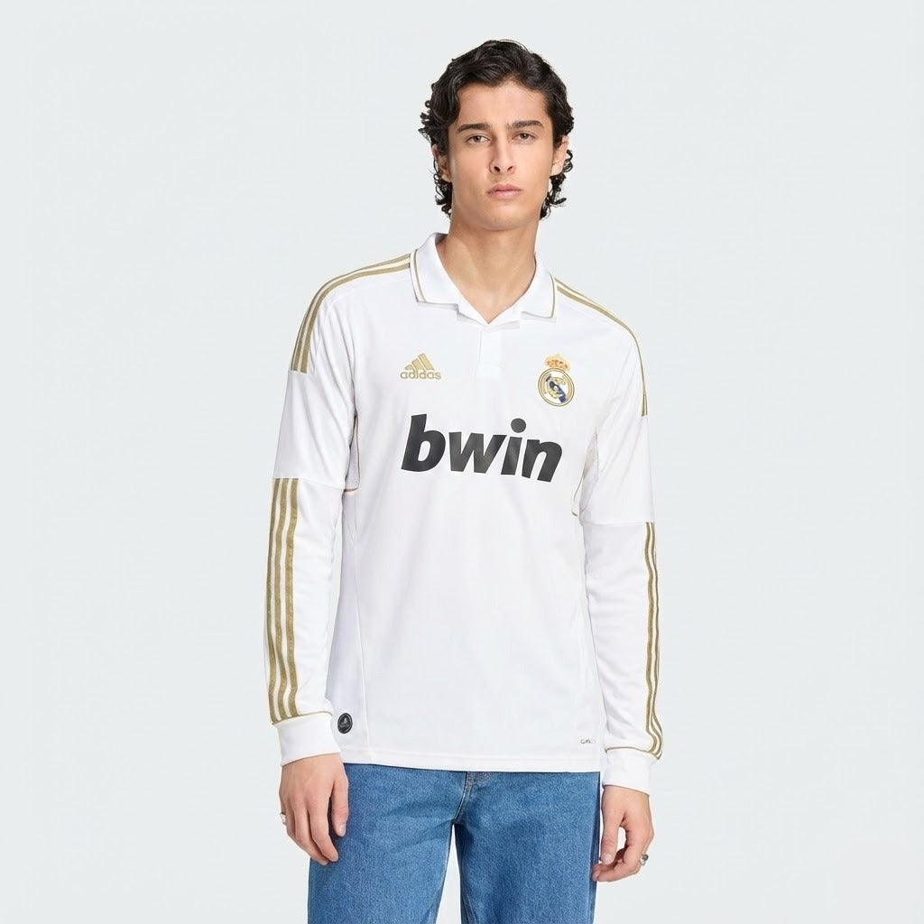 Camisa Retrô Real Madrid 2011/12 I Manga Longa - foto 1