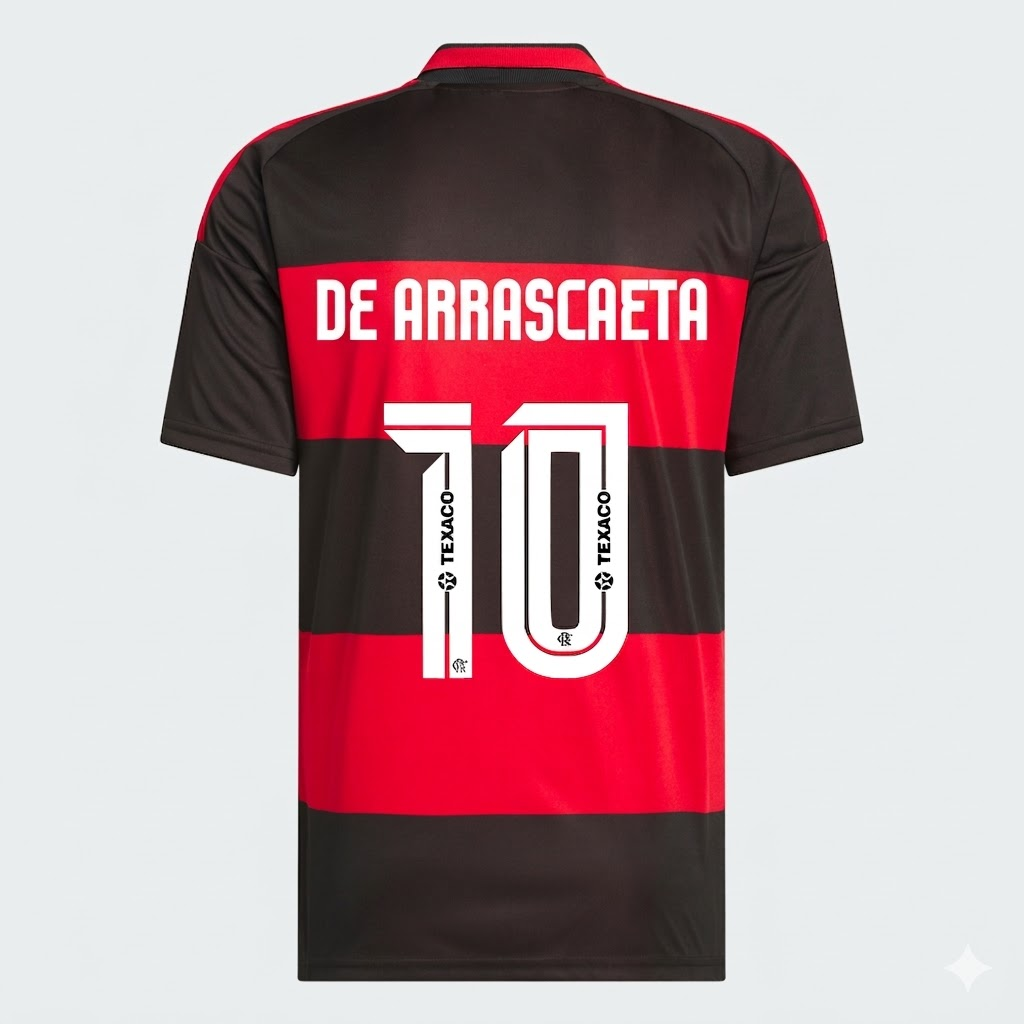 Camisa Adidas Flamengo 2026/27 I DE ARRASCAETA N° 10 - foto 1