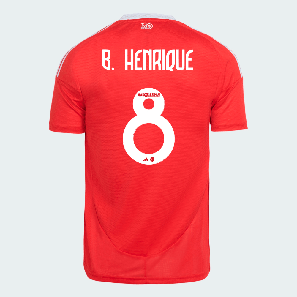 Camisa Adidas Internacional 2025/26 I - B. Henrique N° 8 - foto 1