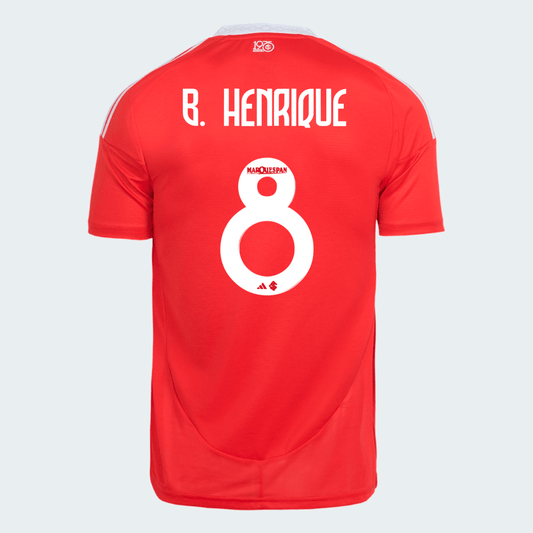Camisa Adidas Internacional 2025/26 I - B. Henrique N° 8 - foto 1