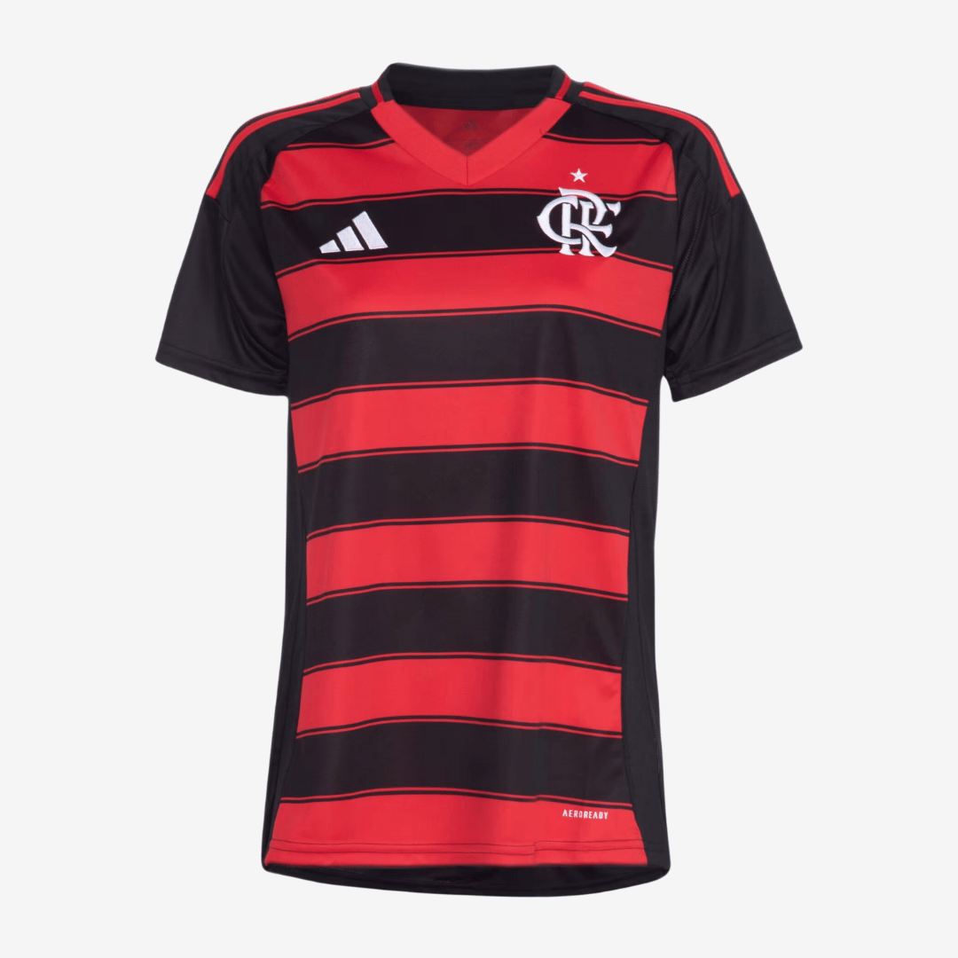 Camisa Feminina Adidas Flamengo 2025/26 I - foto 1