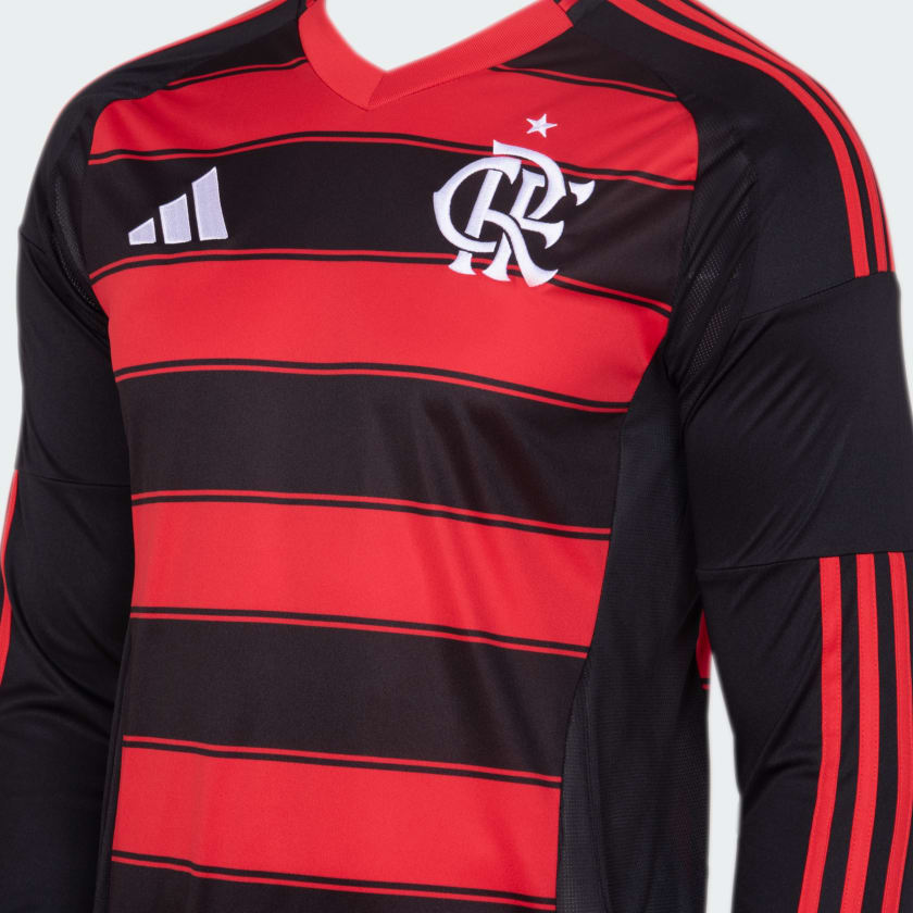 Camisa Manga Longa Adidas Flamengo 2025/26 I - foto 2
