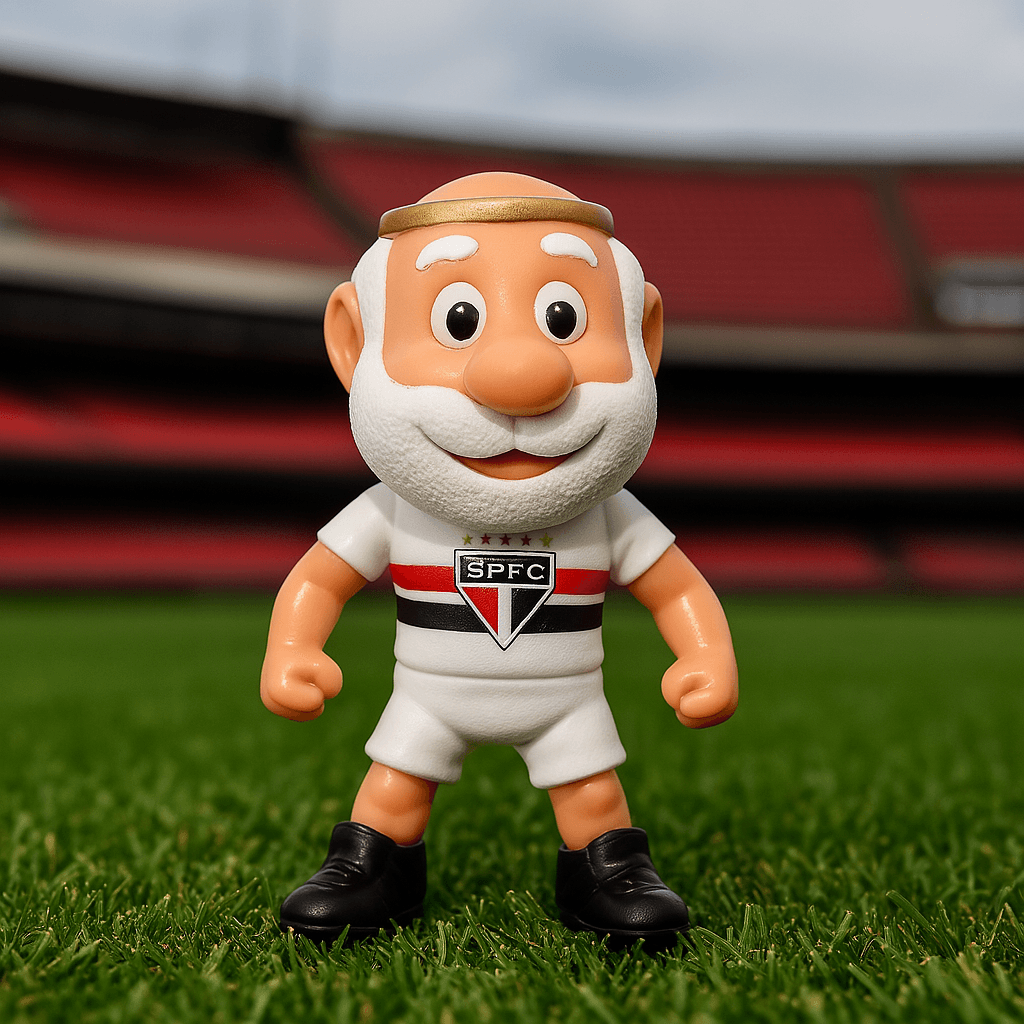Mascote São Paulo O Santo Tricolor Camisa 1 - foto 5