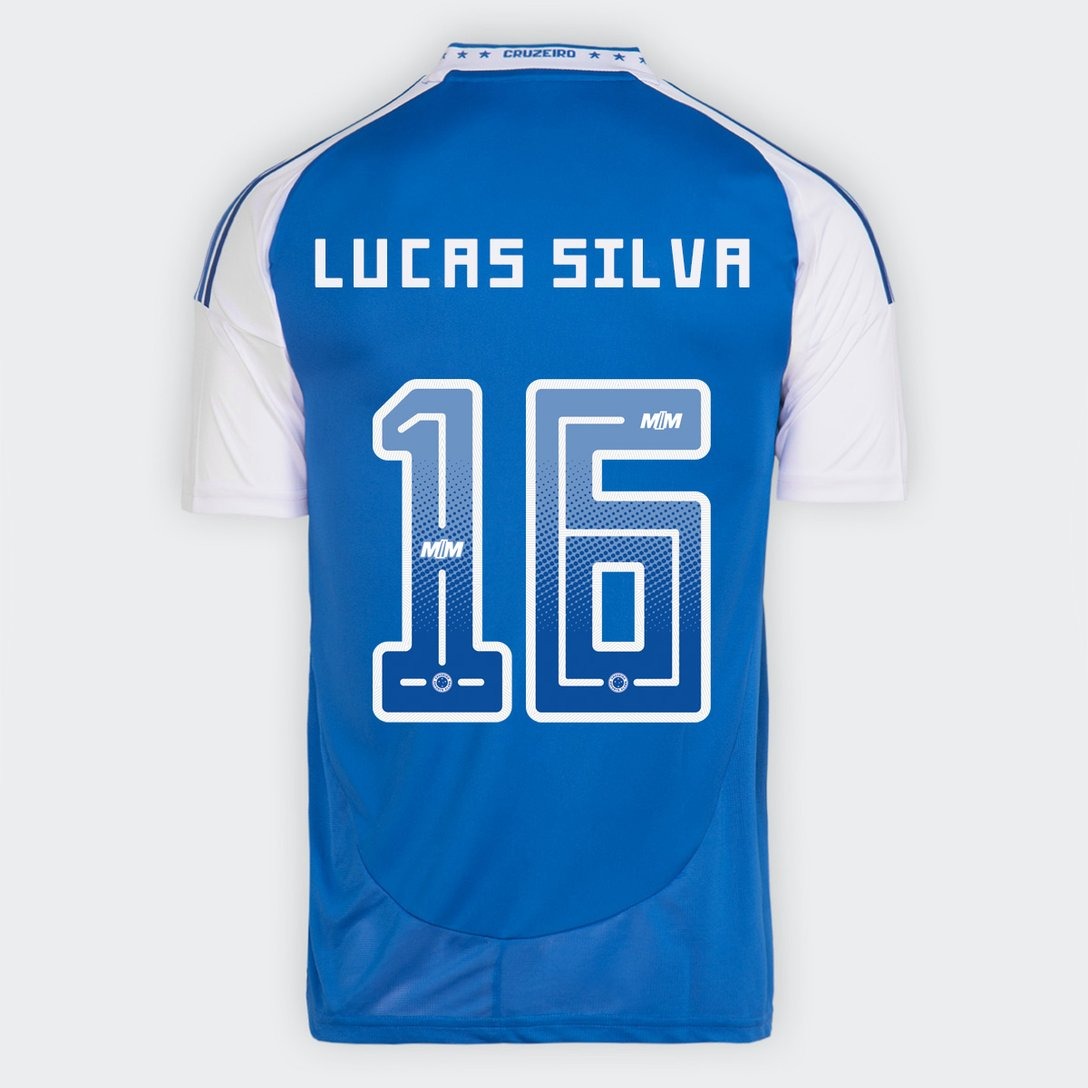 Camisa Adidas Cruzeiro 2025/26 I LUCAS SILVA N° 16 - foto 1