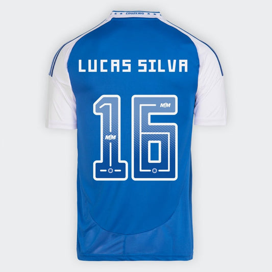 Camisa Adidas Cruzeiro 2025/26 I LUCAS SILVA N° 16 - foto 1