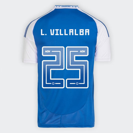 Camisa Adidas Cruzeiro 2025/26 I L. VILLALBA N° 25 - foto 1