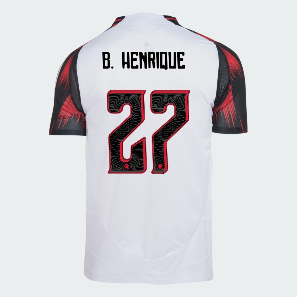 Camisa Adidas Flamengo 2025/26 II B. HENRIQUE N° 27 - foto 1