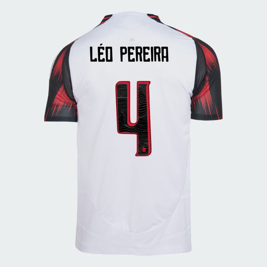 Camisa Adidas Flamengo 2025/26 II LÉO PEREIRA N° 4 - foto 1