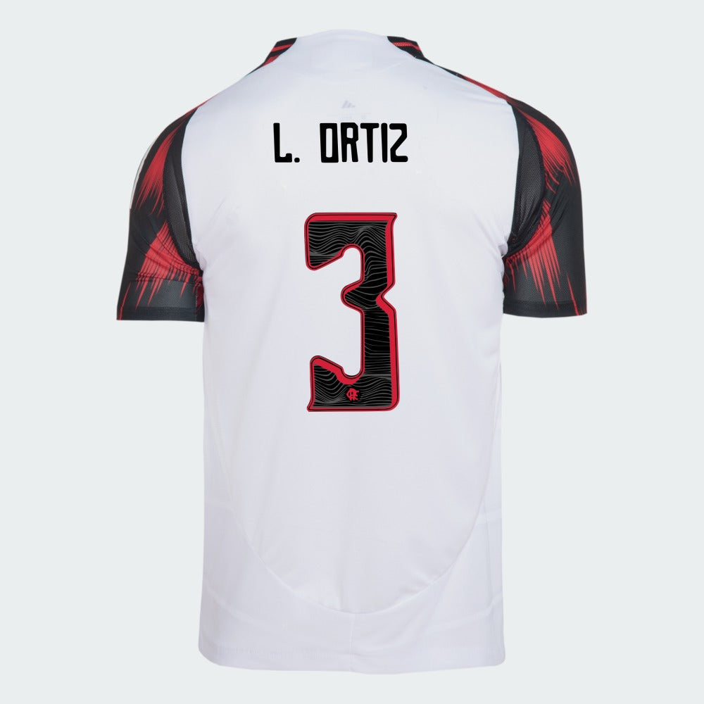 Camisa Adidas Flamengo 2025/26 II LÉO ORTIZ N° 3 - foto 1