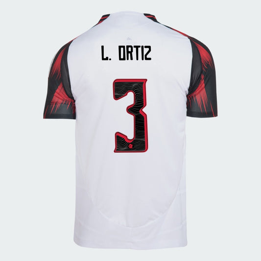 Camisa Adidas Flamengo 2025/26 II LÉO ORTIZ N° 3 - foto 1