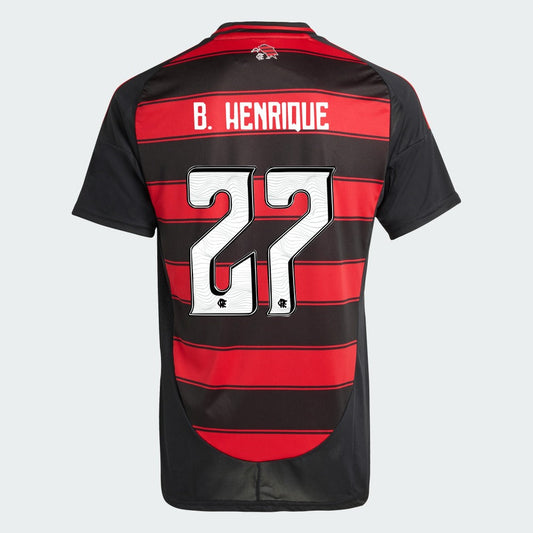 Camisa Adidas Flamengo 2025/26 I B. HENRIQUE N° 27 - foto 1