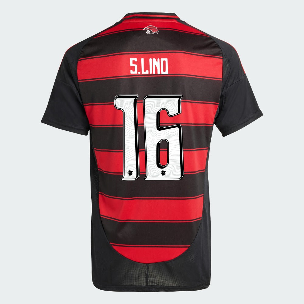 Camisa Adidas Flamengo 2025/26 I S. LINO N° 16 - foto 1
