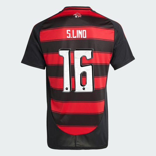 Camisa Adidas Flamengo 2025/26 I S. LINO N° 16 - foto 1