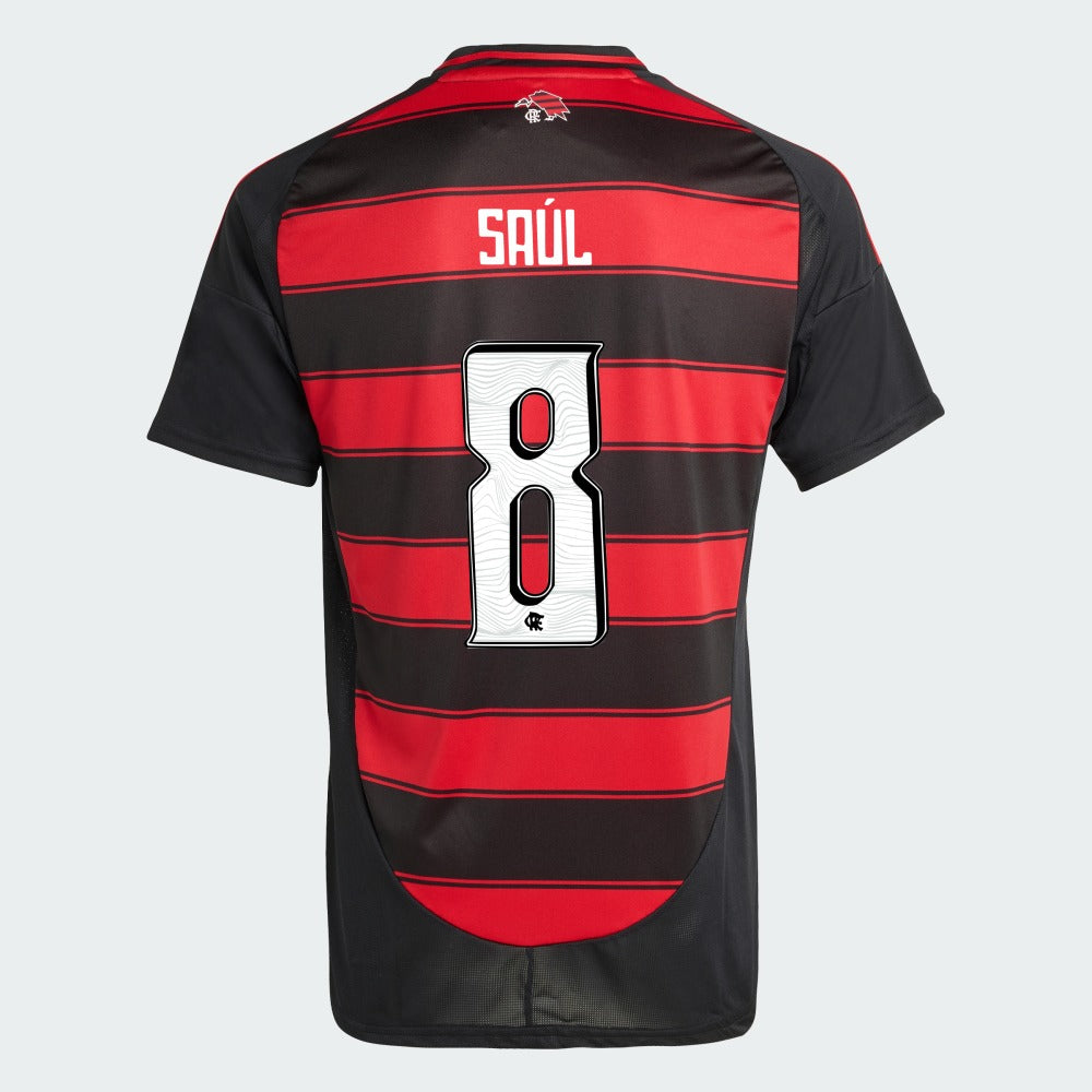 Camisa Adidas Flamengo 2025/26 I SAÚL N° 8 - foto 1