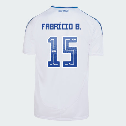Camisa Adidas Cruzeiro 2025/26 II FABRICIO B. N° 15 - foto 1