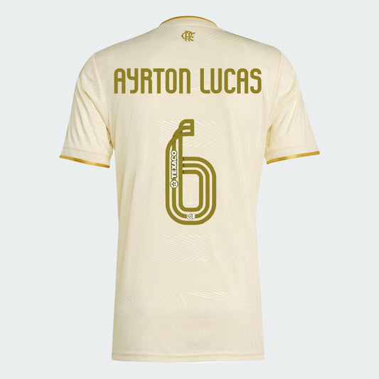 Camisa Adidas Flamengo 2025/26 III AYRTON LUCAS N° 6 - foto 1