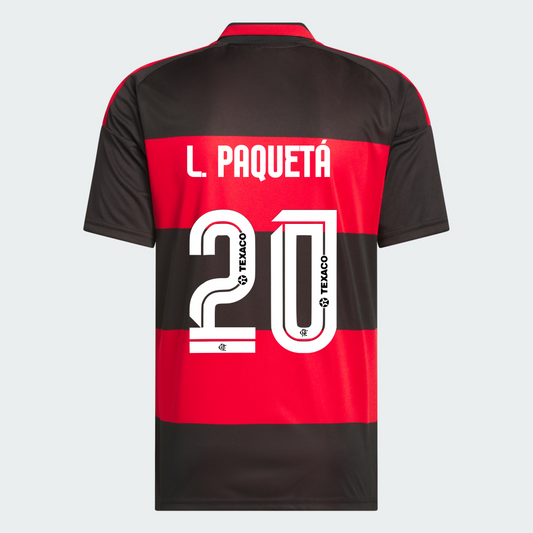 Camisa Adidas Flamengo 2026/27 I L. PAQUETÁ N° 20 - foto 1