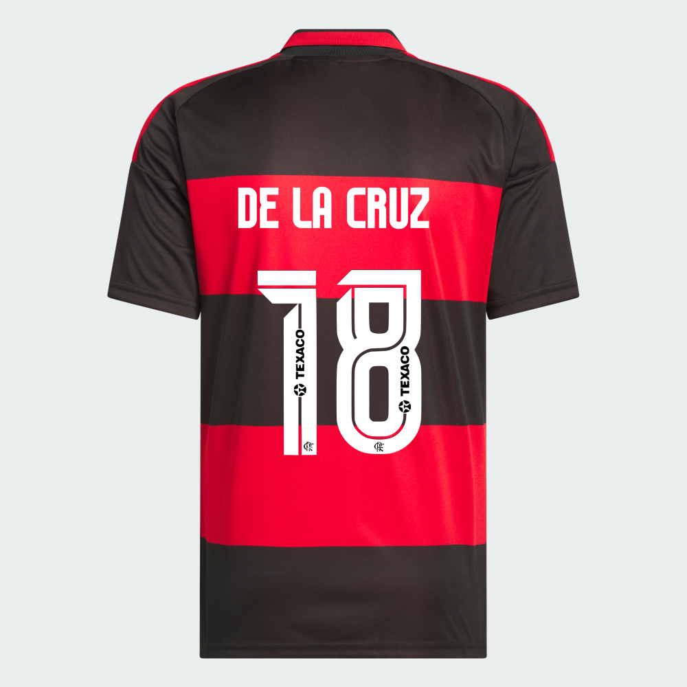 Camisa Adidas Flamengo 2026/27 I DE LA CRUZ N° 18 - foto 1