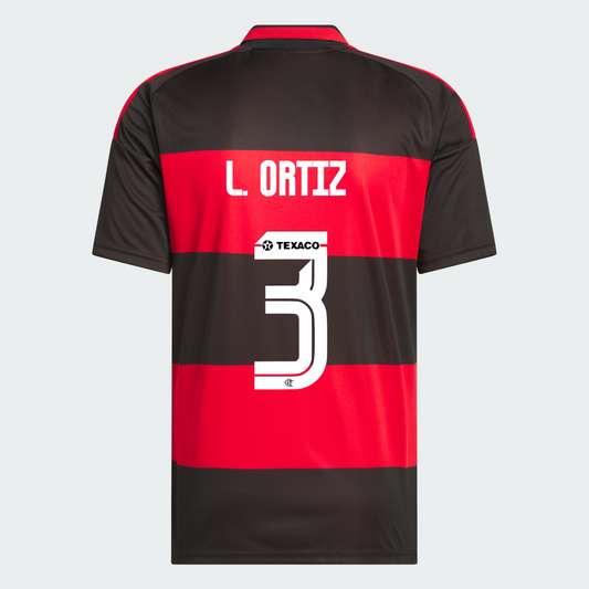 Camisa Adidas Flamengo 2026/27 I LÉO ORTIZ N° 3 - foto 1