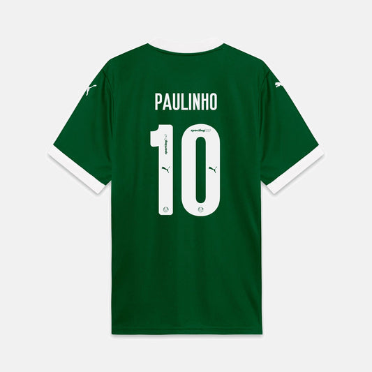 Camisa Puma Palmeiras 2025/26 I - Paulinho N° 10 - foto 1