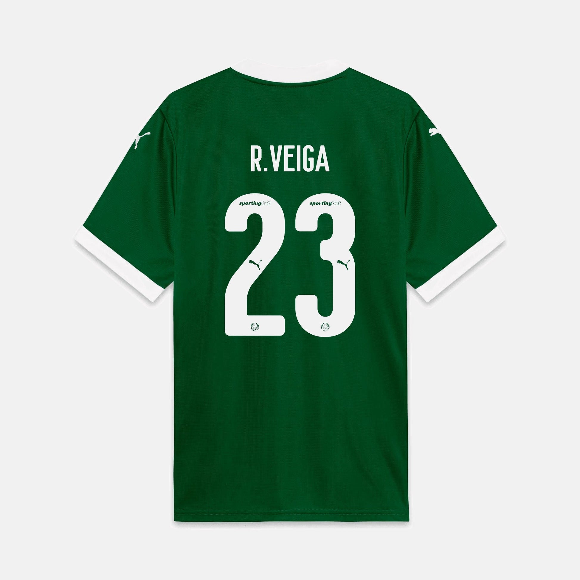 Camisa Puma Palmeiras 2025/26 I - R. Veiga N° 23 - foto 1