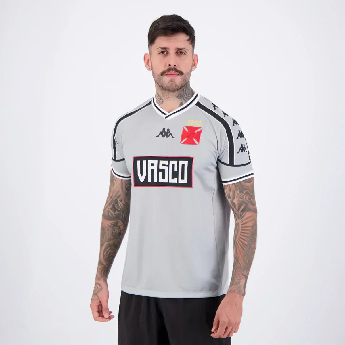 Camisa Kappa Vasco Aquecimento 2025 - foto 3